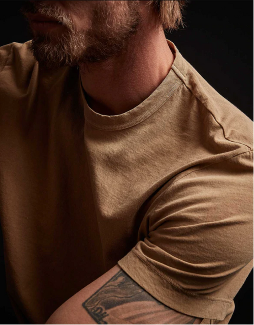 JAMES PERSE | Short Sleeve Cotton T-shirt | Bronze