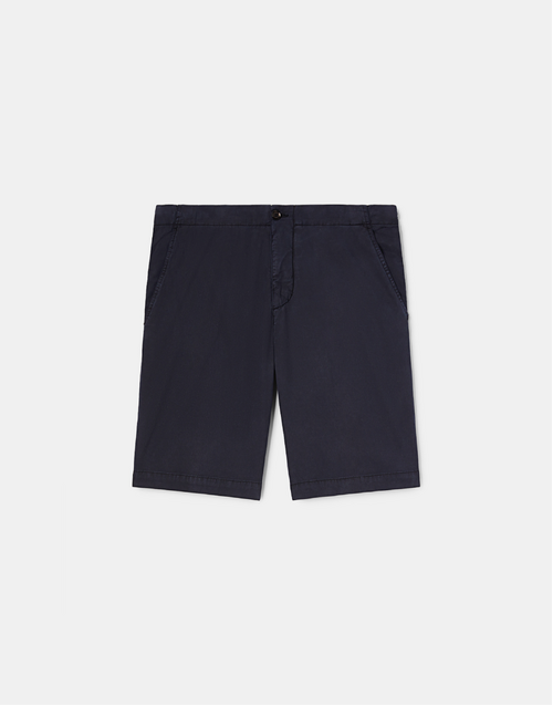 ASPESI | Bowl Chino Shorts in Lyocell | Navy