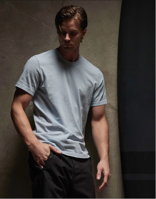 JAMES PERSE | Short Sleeve Cotton T-shirt | Open Sky Pigment
