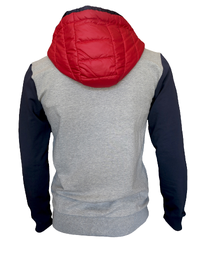 DBKK Hoodie Fleece/Nylon Light Grey Light Grey Marle Red Navy M