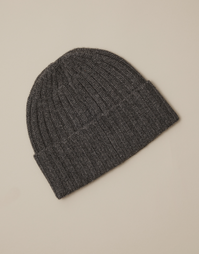 ROBINSON MAN | Beanie Ribbed Hat | Charcoal