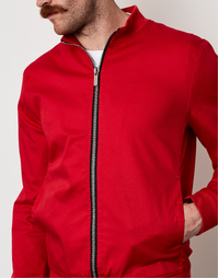Dirk Bikkembergs Red Zip Bomber