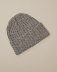ROBINSON MAN | Beanie Ribbed Hat | Mid-Grey