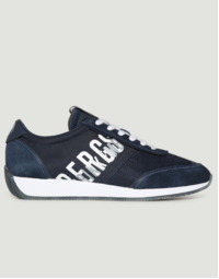 Men's Jonas Lace Up Low Top Sneakers, Navy 41