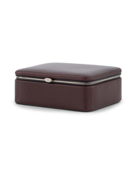 F.HAMMANN | Leather Cufflink Box Medium | Marsala