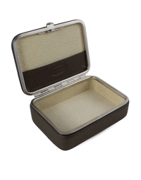 F.HAMMANN | Leather Cufflink Box Small | Olive