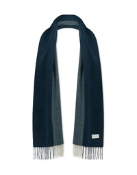 ROBINSON MAN | Woven Cashmere Scarf with Tassels | Bottle Green