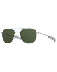 AMERICAN OPTICAL | Original Pilot | Matte Silver Green | Size 57