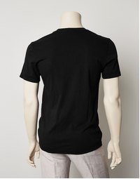Short Sleeve V-Neck - Black 1