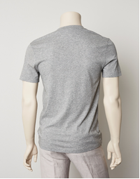 Short Sleeve V-Neck Heather Grey 1