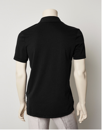 Sueded Jersey Polo Black 1
