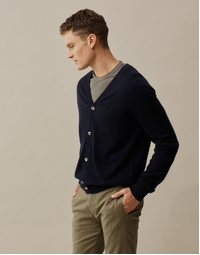 Dr Watkins Button Cardigan Navy Small