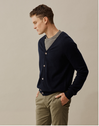 Dr Watkins Button Cardigan Navy Small