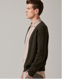 Dr Watkins Button Cardigan Khaki Small
