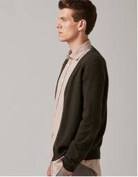 Dr Watkins Button Cardigan Khaki Small