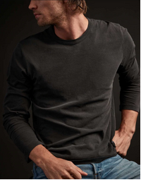 JAMES PERSE | Long Sleeve Cotton T-shirt | Carbon