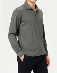 Ischia Cotton Cashmere Polo J0084 Graphite (XL)