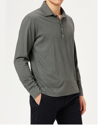 Ischia Cotton Cashmere Polo J0084 Graphite (XL)