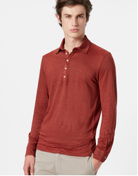 Raya Long Sleeve Polo Shirt J0042 Paprika (M)