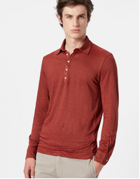 Raya Long Sleeve Polo Shirt J0042 Paprika (S)