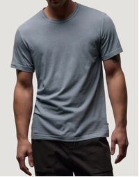 Short Sleeve Crew Neck Bluestone Pigment (1)