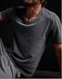 JAMES PERSE  | V-Neck Cotton T-shirt | North 
