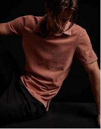 JAMES PERSE | Supima Cotton Jersey Polo | Foliage 