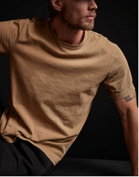 JAMES PERSE | Short Sleeve Cotton T-shirt | Bronze