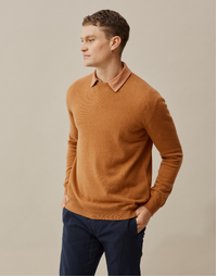 Ernest Classic Crew in Caramel X Large