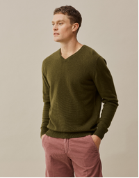 Biton Classic V Neck Fern Small