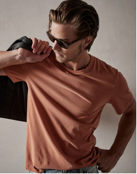 JAMES PERSE | Short Sleeve Cotton T-shirt |  Bonfire 