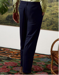 Strallo2 Wool Trousers T2097 U570 Dark Blue (48)