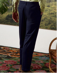 Strallo2 Wool Trousers T2097 U570 Dark Blue (48)