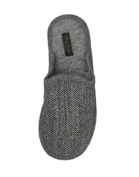 Alto Milano Seba Wool Slippers without Back Mid-Grey