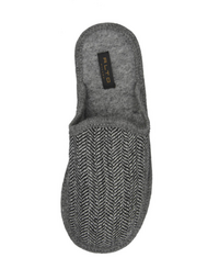 Alto Milano| Seba| Wool Slippers without Back Mid-Grey