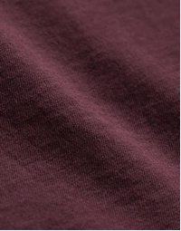 Short Sleeve Crew Neck Dark Plum Pigment (1)