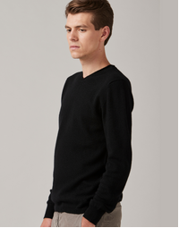 ROBINSON MAN | Wachusett2 V Neck Sweater | Black