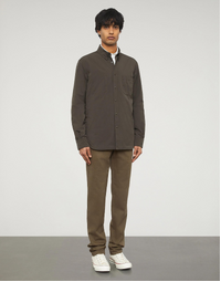 Alvaro Nylon Shirt Jacket Brown (XL)