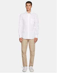 Aspesi | Men's Cotton Poplin Andrea Shirt | White 