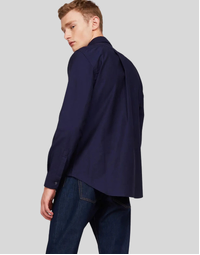 Oxford Cotton Shirt with Button-Down Collar (40)