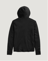 Vintage French Terry Zip Hoodie Black 1