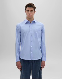 Sedici Classic Cotton Poplin Shirt Sky Blue (40)