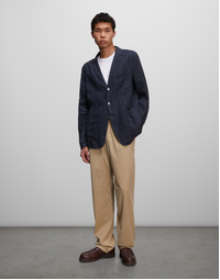Lightweight Linen Samuraki Jacket Navy (M)