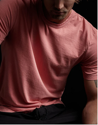 Short Sleeve Crew Neck Flamingo Pigment 2