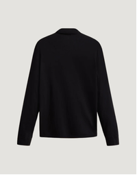 Sueded Jersey Rugby Shirt Black 1