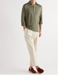 Raya Long Sleeve Polo Shirt J0042 Green Desert (M)