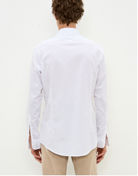 Genova Classic Cotton Shirt T4315 Bianco (S)