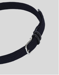 Gavazzeni Marte Elastic Woven Belt Navy (85)