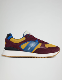 Men's Puyol Lace Up Sneakers in Cherry Size 40