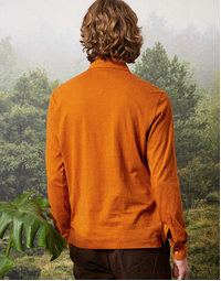 Ischia Cotton Cashmere Polo J0084 Brick (S)